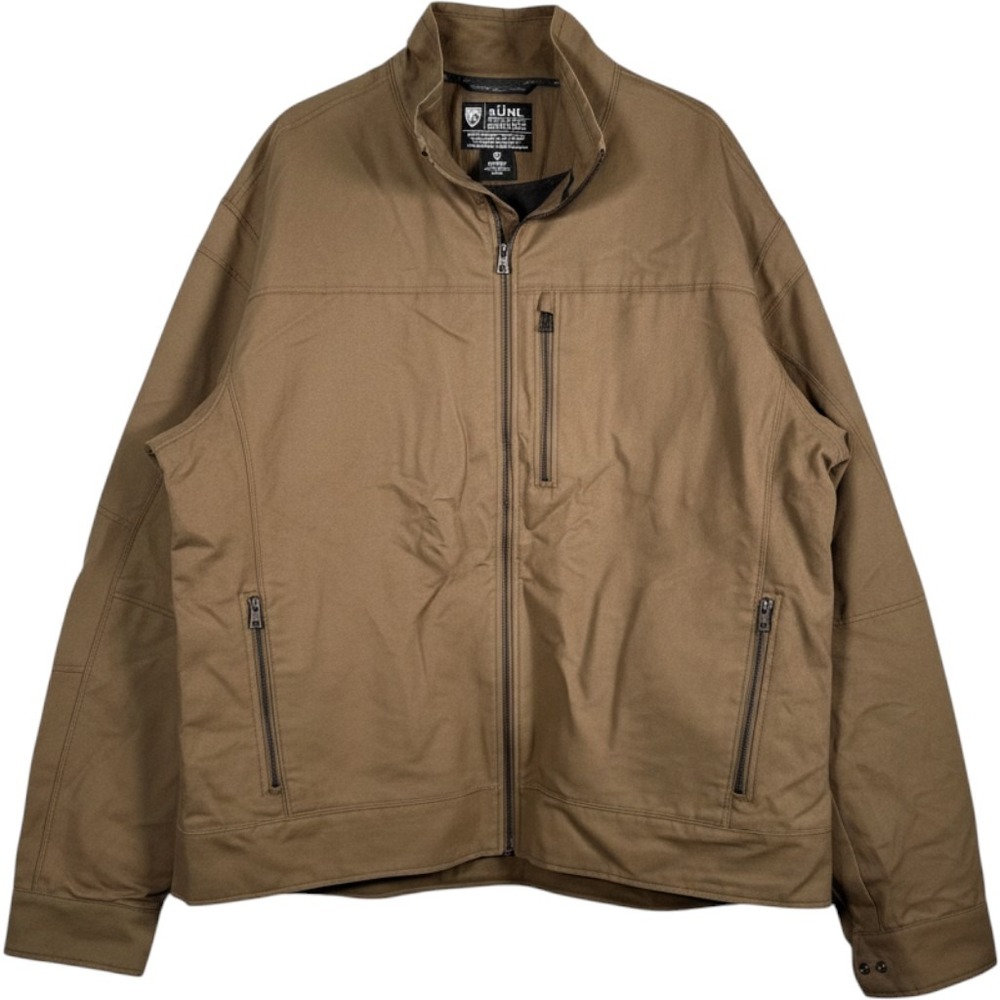 Kuhl Burr Jacket Rugged Canvas Work Coat XXXL Khaki Brown New Vietnam